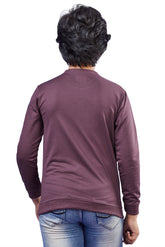 Wine Graphic Print Boys Full Sleeves T-Shirt